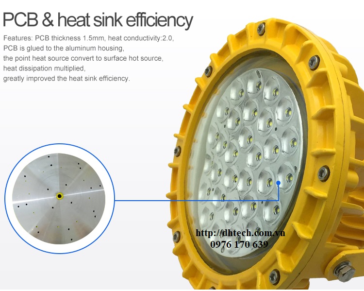 cấu tạo đèn led chống cháy nổ
