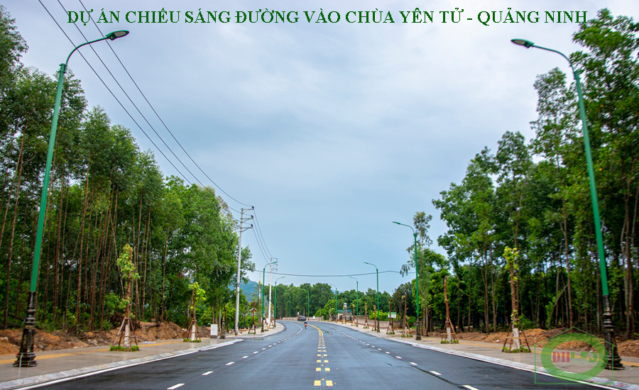 Chiếu sáng tuyến đường vào Chùa Yên Tử - Quảng Ninh
