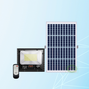 Đèn pha năng lượng mặt trời 300W cao cấp
