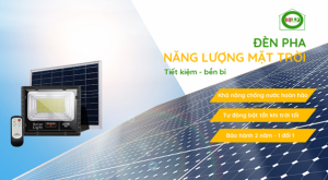 đèn pha led năng lượng mặt trời